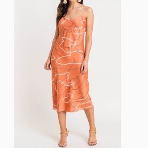 Swirly Love Slip Dress